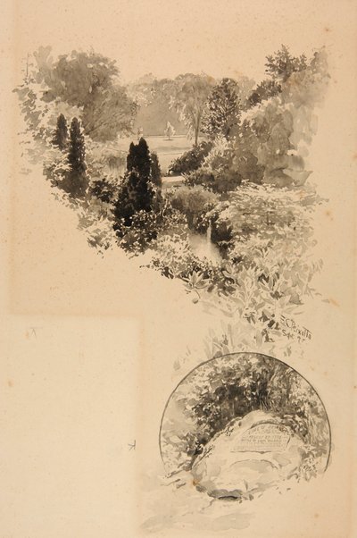 Battle Pass, Prospect Park, Lugar de la Batalla de Long Island de Ernest C. Peixotto