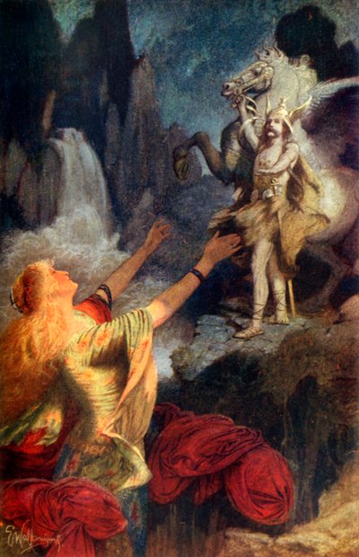 El regreso de Hundingsbane a Valhalla de Ernest Charles Wallcousins