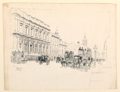 El Salón de Banquetes, Whitehall, Londres de Ernest Clifford Peixotto