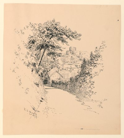 El castillo de Launceston de Ernest Clifford Peixotto