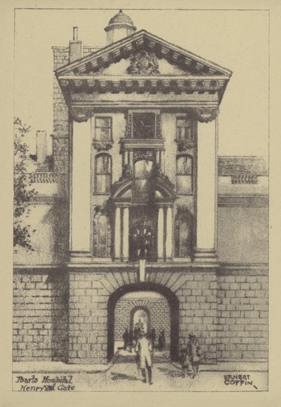 Hospital de Barts, Puerta de Enrique VIII de Ernest Coffin