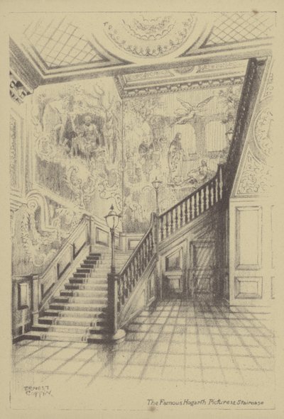 Las Famosas Pinturas y Escalera de Hogarth de Ernest Coffin