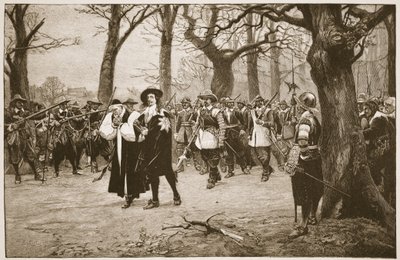 Carlos I camino a la ejecución, ilustración de 