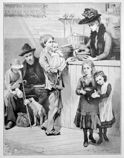 Un ángel ministrante, 1889 de Ernest Dudley Heath