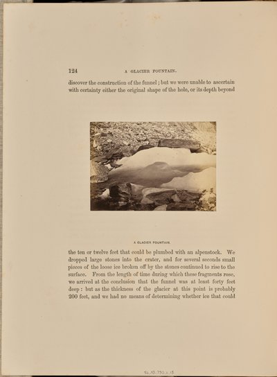 Una fuente glaciar de Ernest H. Edwards