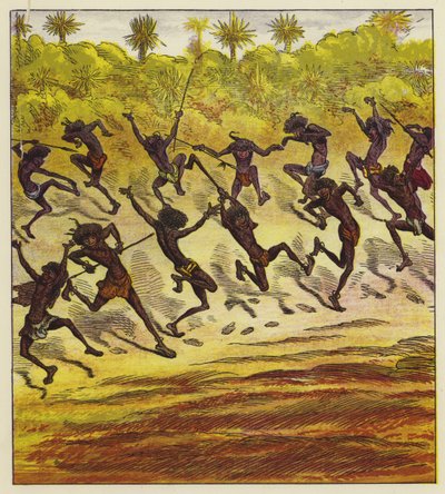 Caníbales bailando de Ernest Henry Griset