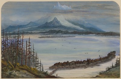 Paisaje prehistórico, 1871 de Ernest Henry Griset
