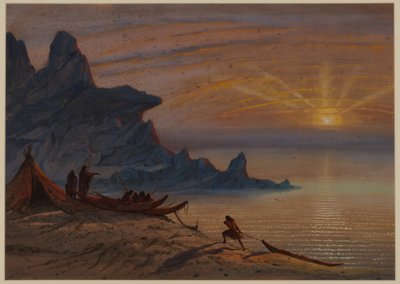 Atardecer, 1871 de Ernest Henry Griset