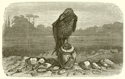 El cuervo y la jarra de Ernest Henry Griset