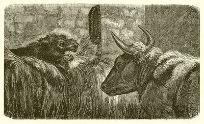 El perro en el pesebre de Ernest Henry Griset