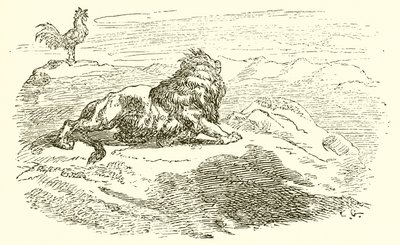 El león y el elefante de Ernest Henry Griset