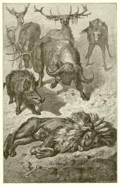 El Viejo León de Ernest Henry Griset