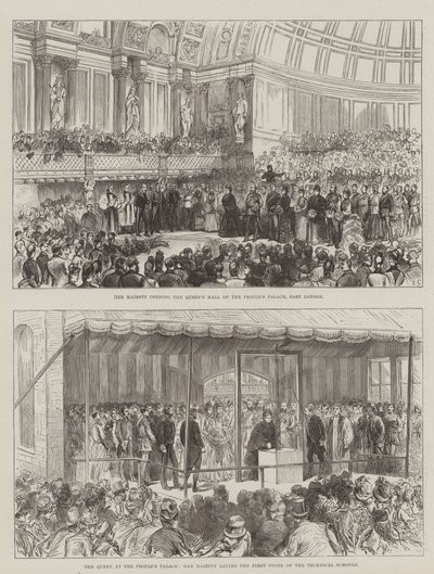 La Reina en el Palacio del Pueblo de Ernest Henry Griset