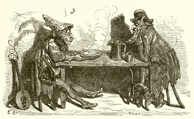 El sátiro y el viajero de Ernest Henry Griset