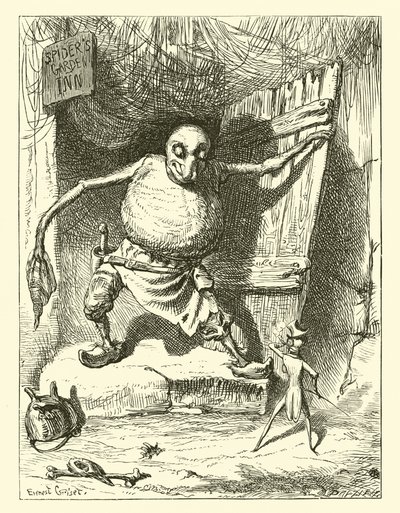 La araña y la mosca de Ernest Henry Griset