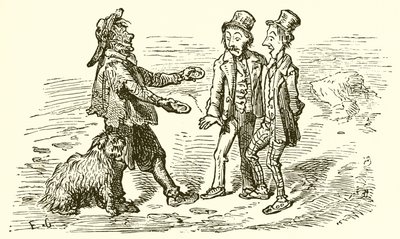 Los dos viajeros y la ostra de Ernest Henry Griset
