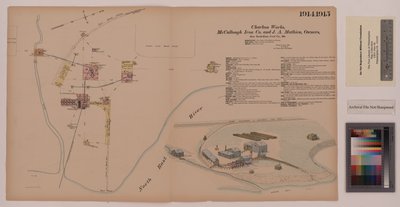 Fábrica de Carbón, Maryland, Encuestas Generales de Hexamer, 1885 de Ernest Hexamer