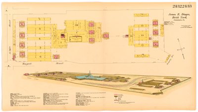 Encuesta General de Hexamer; volumen 25, lámina 2432-2433, 1891 de Ernest Hexamer