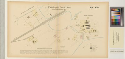 Fábrica de Hierro McCulloughs, Northeast Creek, Maryland, Encuestas Generales de Hexamer de Ernest Hexamer