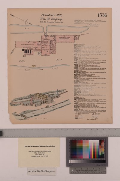 Molino Providence, Fair Hill, Maryland, Encuestas Generales de Hexamer, 1882 de Ernest Hexamer