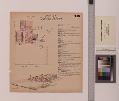 Molino Record, Elkton, Maryland, Encuestas Generales de Hexamer, 1884 de Ernest Hexamer