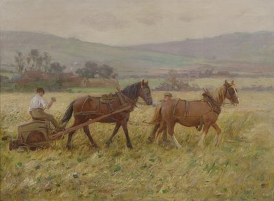 El equipo de la cosecha (óleo sobre lienzo) de Ernest Higgins Rigg