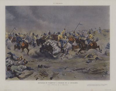 Carga del 12º Húsares en la Batalla de Marengo de Ernest Jean Delahaye