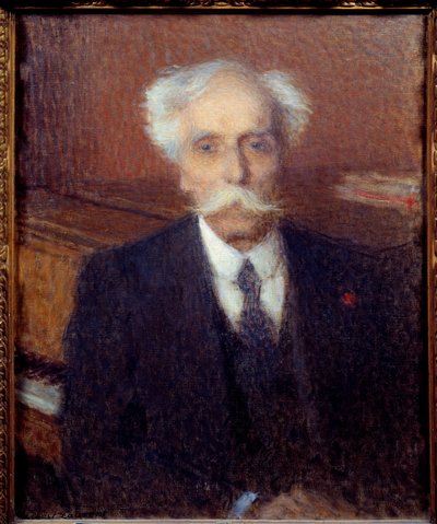 Retrato de Gabriel Fauré (1845-1924) compositor francés. de Ernest Joseph Laurent