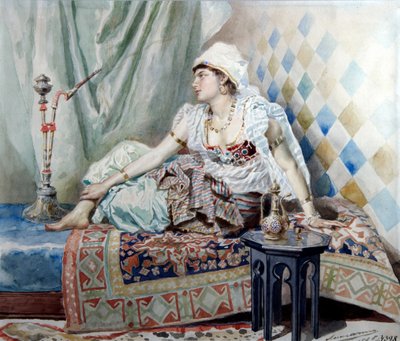 Una odalisca de Ernest Karlovich Liphart