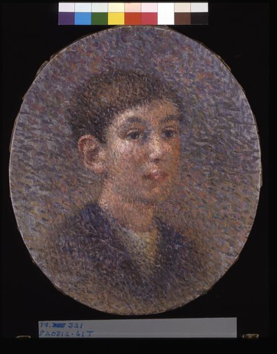 Retrato de un niño, fecha desconocida (óleo sobre lienzo) de Ernest L. Bonnotte