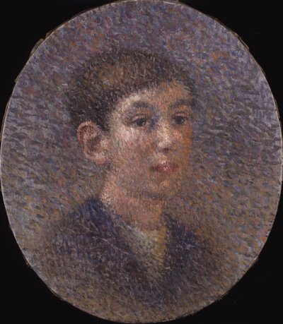 Retrato de un niño, fecha desconocida (óleo sobre lienzo) de Ernest L. Bonnotte