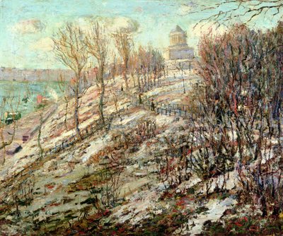 Tumba de Grant, Monumento Nacional de Nueva York, Invierno de Ernest Lawson