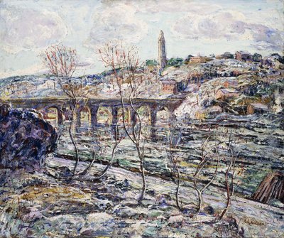 Puente del río Harlem de Ernest Lawson