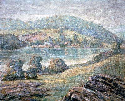 Luz de la mañana, Valle del Río, Connecticut, 1919 de Ernest Lawson