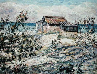 Cabaña en el océano, Key West, Florida de Ernest Lawson