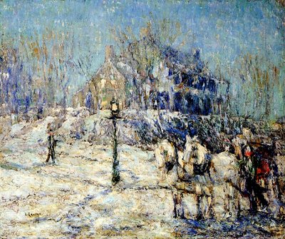 La Casa Dyckman, 1913 de Ernest Lawson