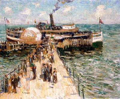 El barco de excursión de Ernest Lawson