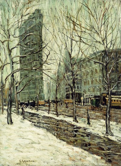 El edificio Flatiron de Ernest Lawson