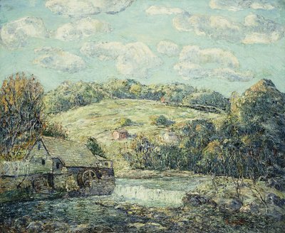 El viejo molino, Wilton, Connecticut de Ernest Lawson