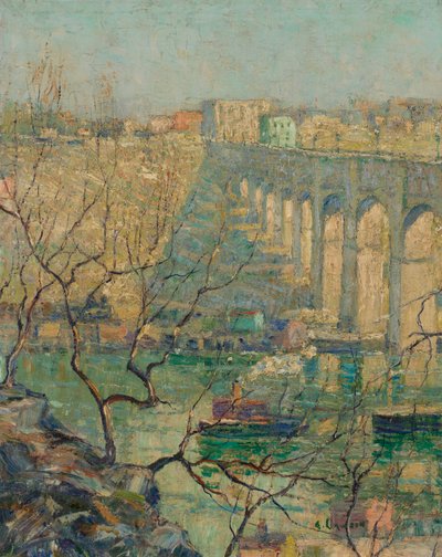 vista del puente de Ernest Lawson
