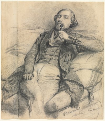 Man Smoking de Ernest Meissonier