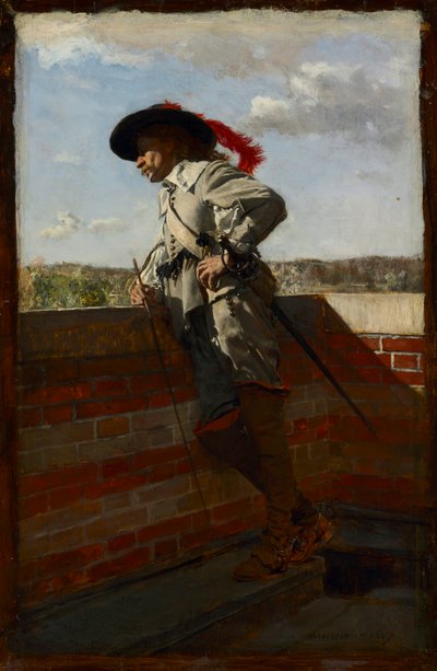 On a Terrace de Ernest Meissonier
