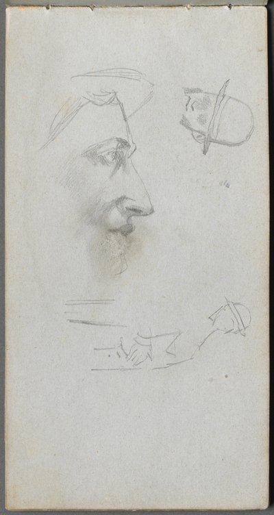 Sketchbook, page 14: Figures de Ernest Meissonier