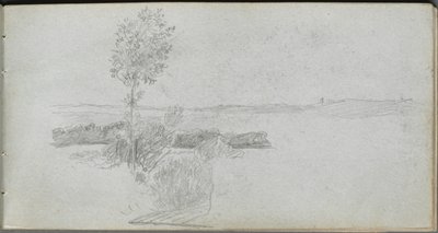 Sketchbook, page 28: Landscape Study de Ernest Meissonier
