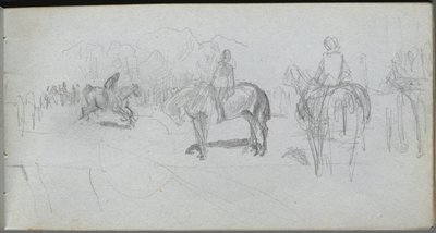 Sketchbook, page 52: Figure Study  de Ernest Meissonier