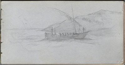 Sketchbook, page 88: Seascape and Figure de Ernest Meissonier
