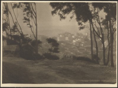 La ciudad desde lo alto de la colina de Ernest Mitchell Pratt