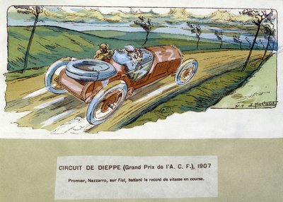 Circuito de Dieppe (Gran Premio A.C.F) de Ernest Montaut
