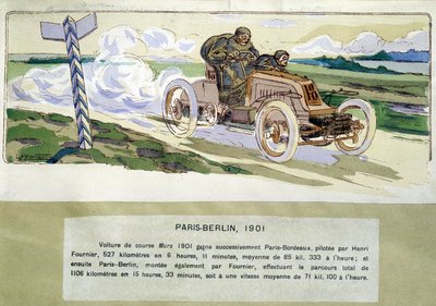 La carrera París - Berlín en 1901 de Ernest Montaut