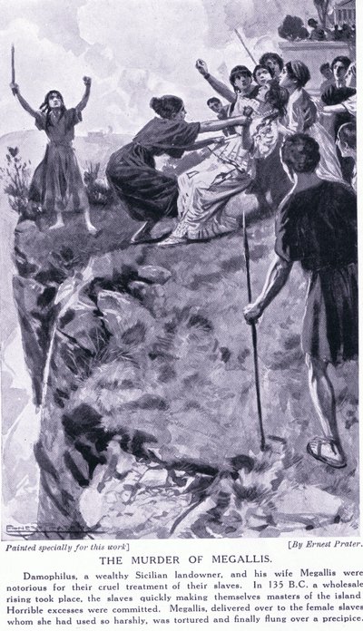 El asesinato de Megallis 135 a.C. de Ernest Prater